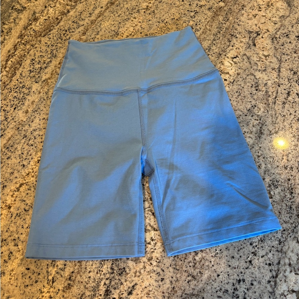Women's Blue Beyond Yoga Biker Short